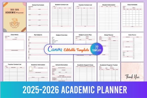 2025-2026 Academic Planner