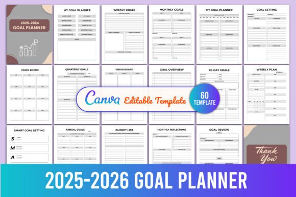 2025-2026 Goal Planner: Your Roadmap to Purpose and Progress