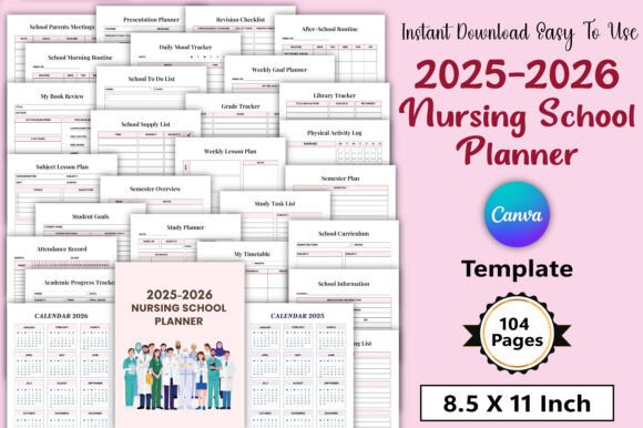 2025-2026 Nursing School Planner