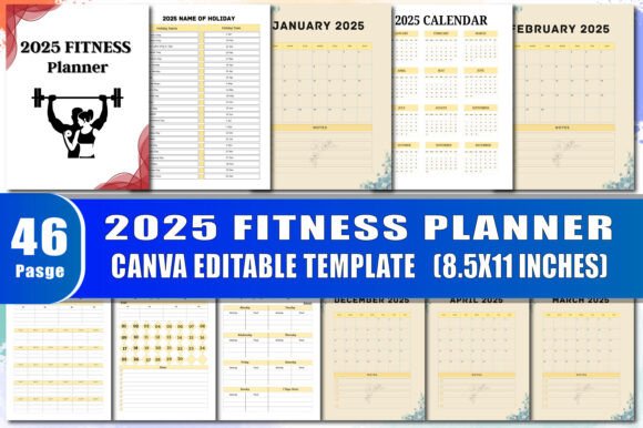 2025 Fitness Planner: A Comprehensive Tool for Structured Health and Wellness