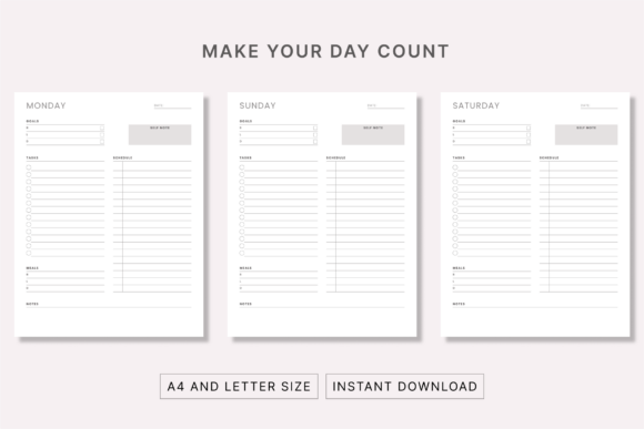 7 DAYS WEEKLY PLANNER: A Strategic Tool for Intentional Living and Productivity
