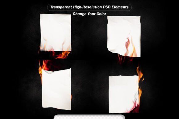 Enhancing Visual Projects with Burned Old Paper Realistic Concept One
