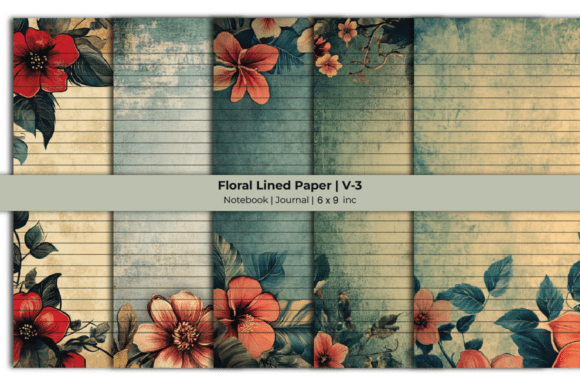 Floral Lined Paper: A Versatile Tool for Creativity and Organization