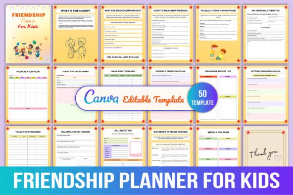 Friendship Planner for Kids: A Comprehensive Tool for Building and Maintaining Relationships