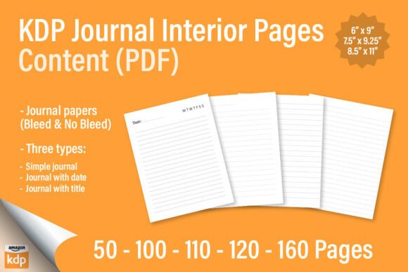 KDP Journal Interior Pages PDF Papers: A Practical Guide for Success