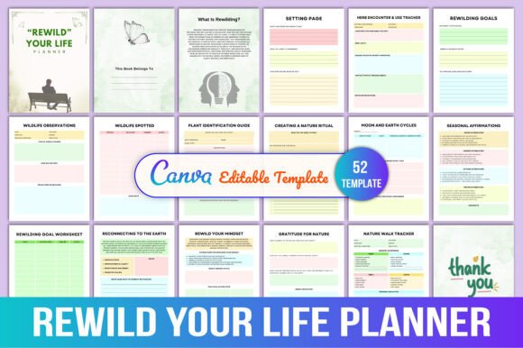Rewild Your Life Planner: A Holistic Tool for Modern Living