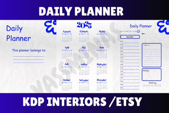 Take Control of Your Day with the KDP Interior Daily Planner Hour by Hour