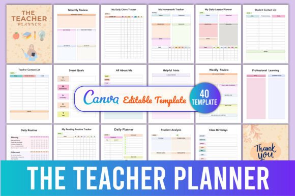 🌟 The Teacher Planner: Your Ultimate Classroom Companion
